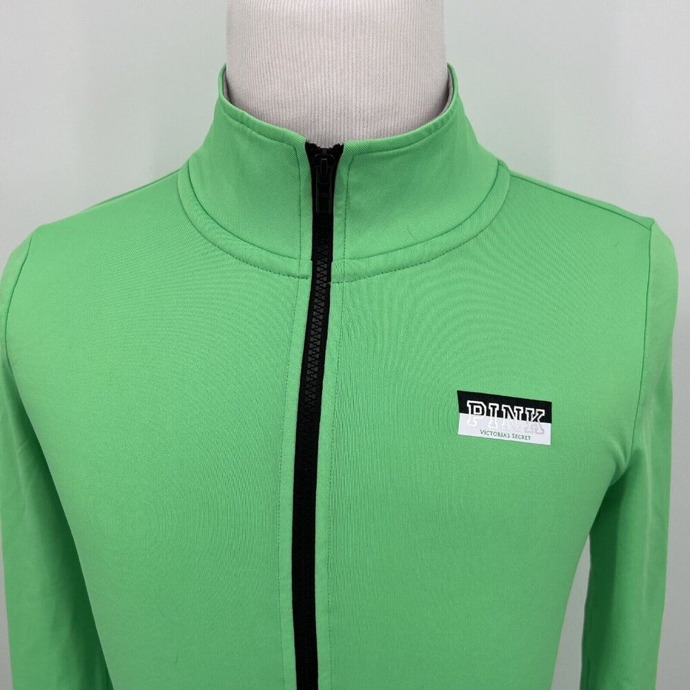 PINK Victoria's Secret Ultimate Mint Green 1/4 Zip Pullover Activewear Women's M